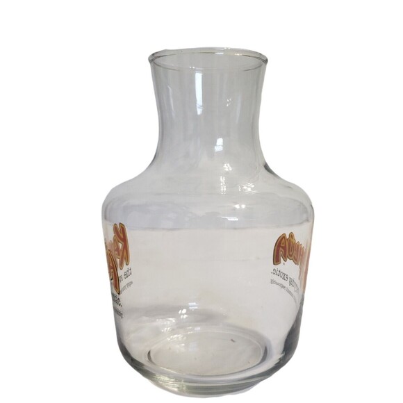 Kahlua Decanter Carafe Pitcher The Everyday Exotic 7.5 inches 4 Cup 32 Oz - Picture 2 of 3
